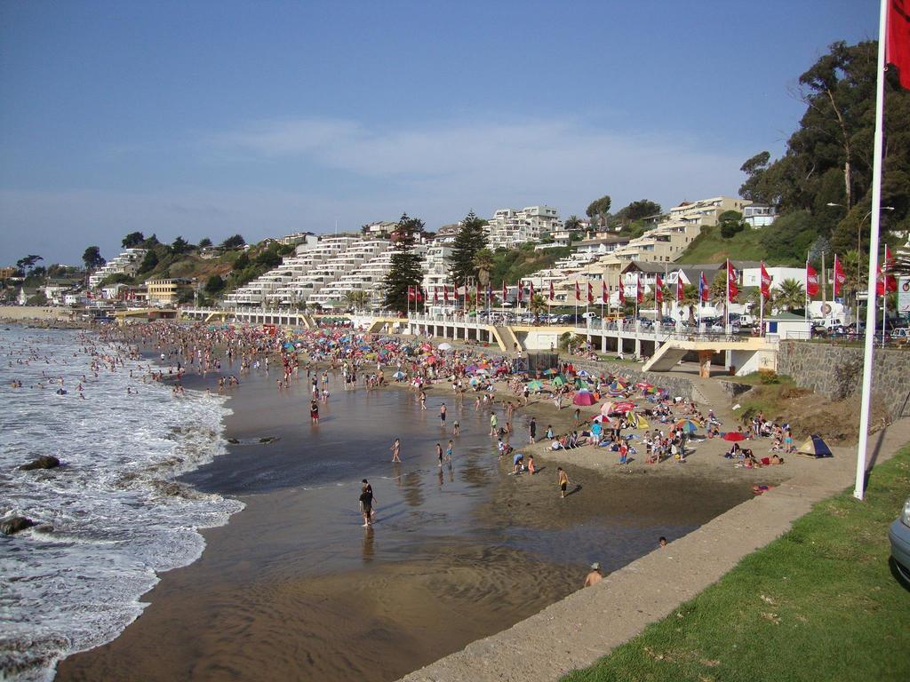 Departamento Frente Al Mar Apartman Concón Szoba fotó